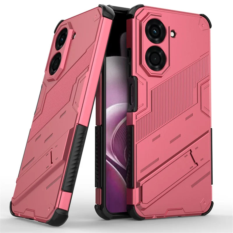 Shockproof Armor Phone Case For Poco C71 C65 C75 C55 4G Magnetic Stand Cover PocoC65 Poxo Poko Pocco Little C 65 75 71 55 65C