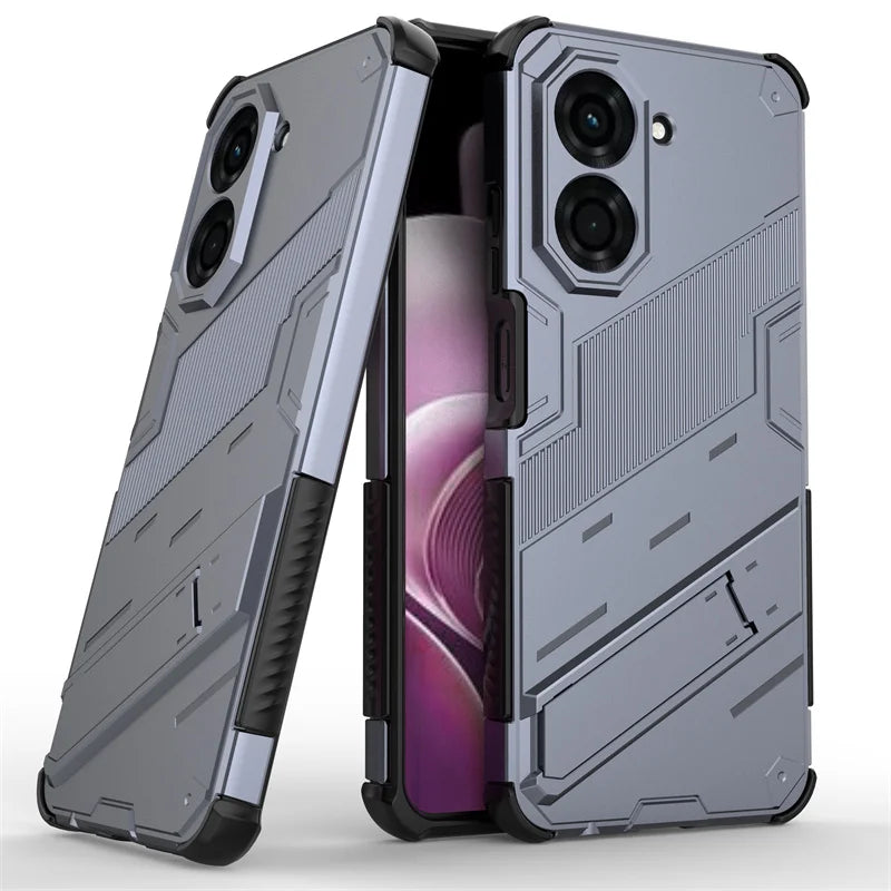 Shockproof Armor Phone Case For Poco C71 C65 C75 C55 4G Magnetic Stand Cover PocoC65 Poxo Poko Pocco Little C 65 75 71 55 65C
