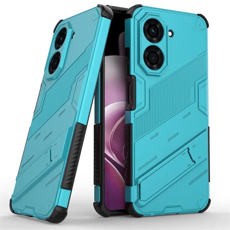 Shockproof Armor Phone Case For Poco C71 C65 C75 C55 4G Magnetic Stand Cover PocoC65 Poxo Poko Pocco Little C 65 75 71 55 65C