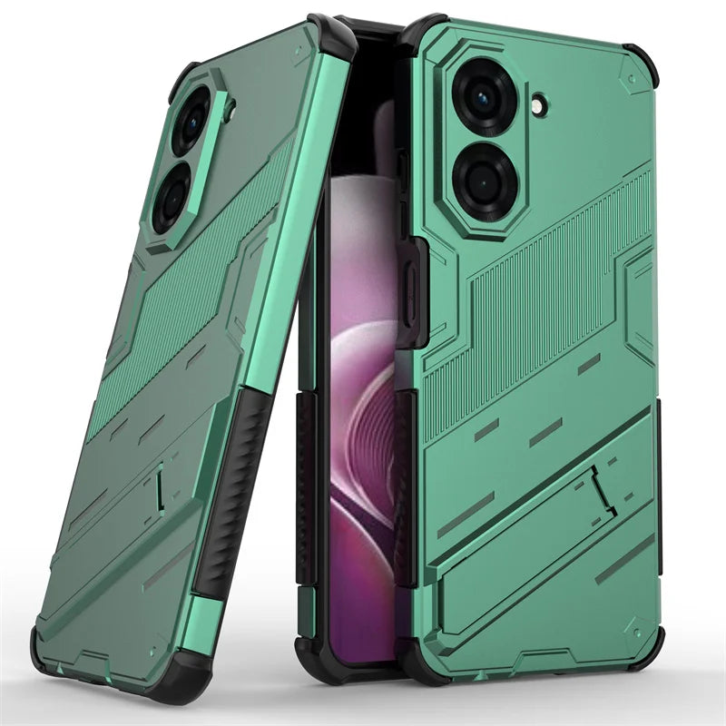 Shockproof Armor Phone Case For Poco C71 C65 C75 C55 4G Magnetic Stand Cover PocoC65 Poxo Poko Pocco Little C 65 75 71 55 65C