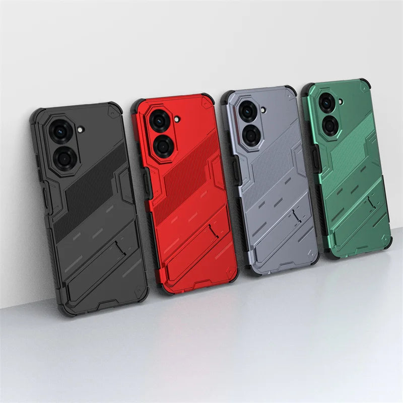Shockproof Armor Phone Case For Poco C71 C65 C75 C55 4G Magnetic Stand Cover PocoC65 Poxo Poko Pocco Little C 65 75 71 55 65C