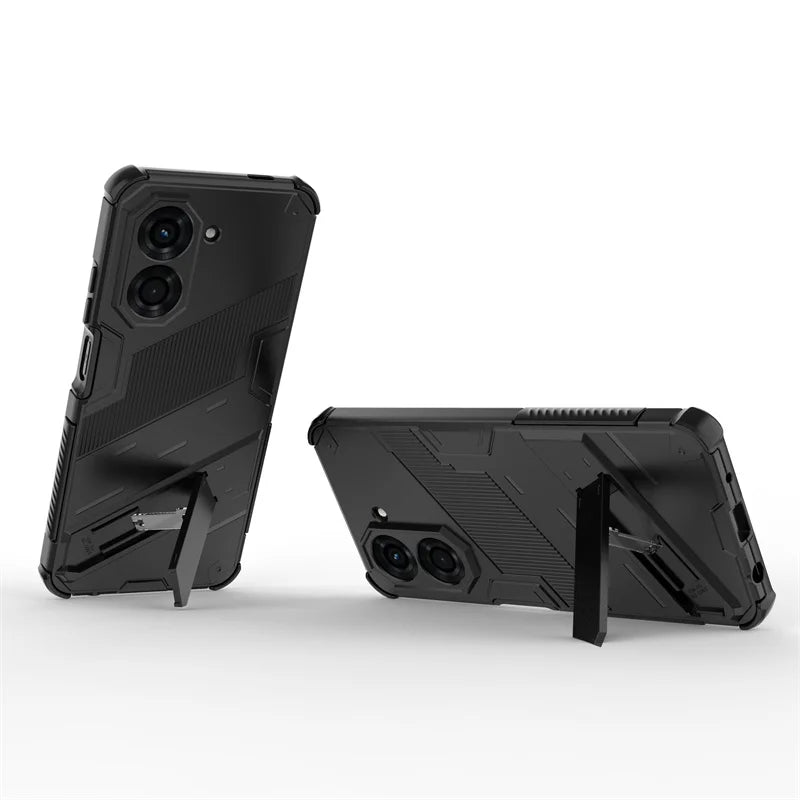 Shockproof Armor Phone Case For Poco C71 C65 C75 C55 4G Magnetic Stand Cover PocoC65 Poxo Poko Pocco Little C 65 75 71 55 65C